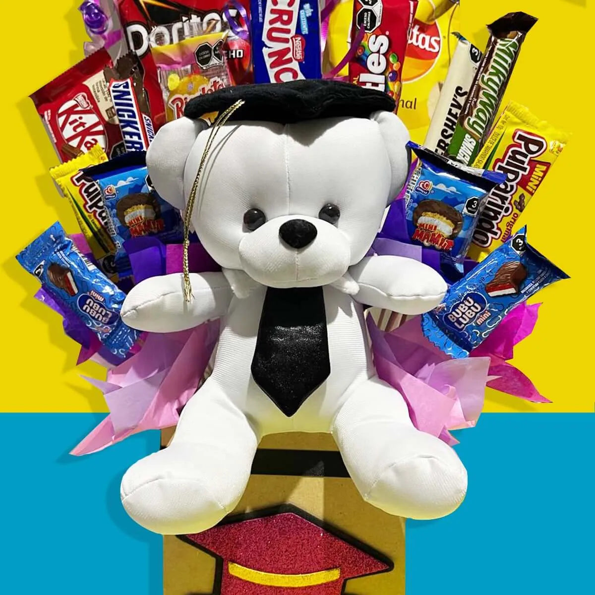 Arreglo de Dulces Graduación para Ellas