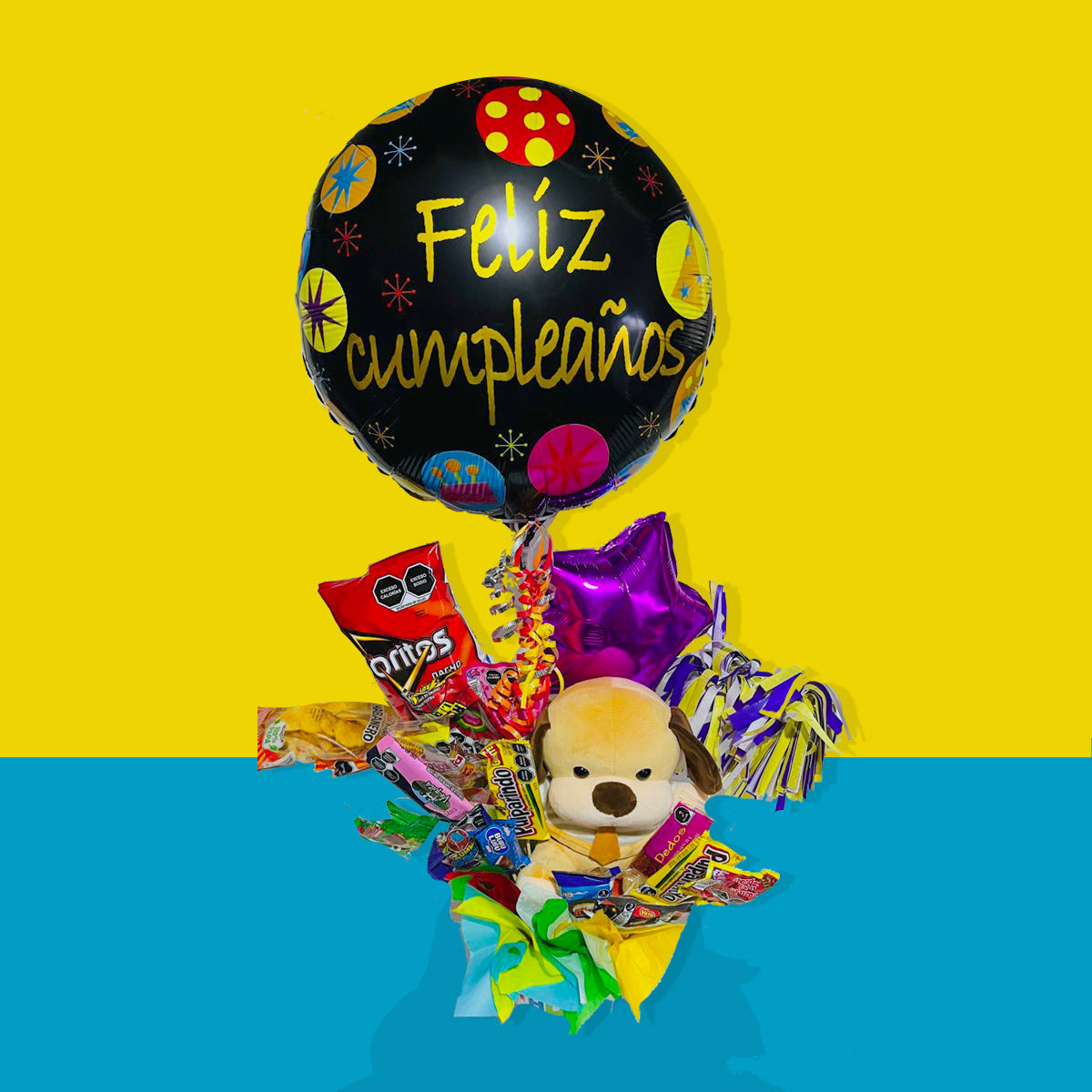 Arreglo de Dulces Cubeta Para Disfrutar