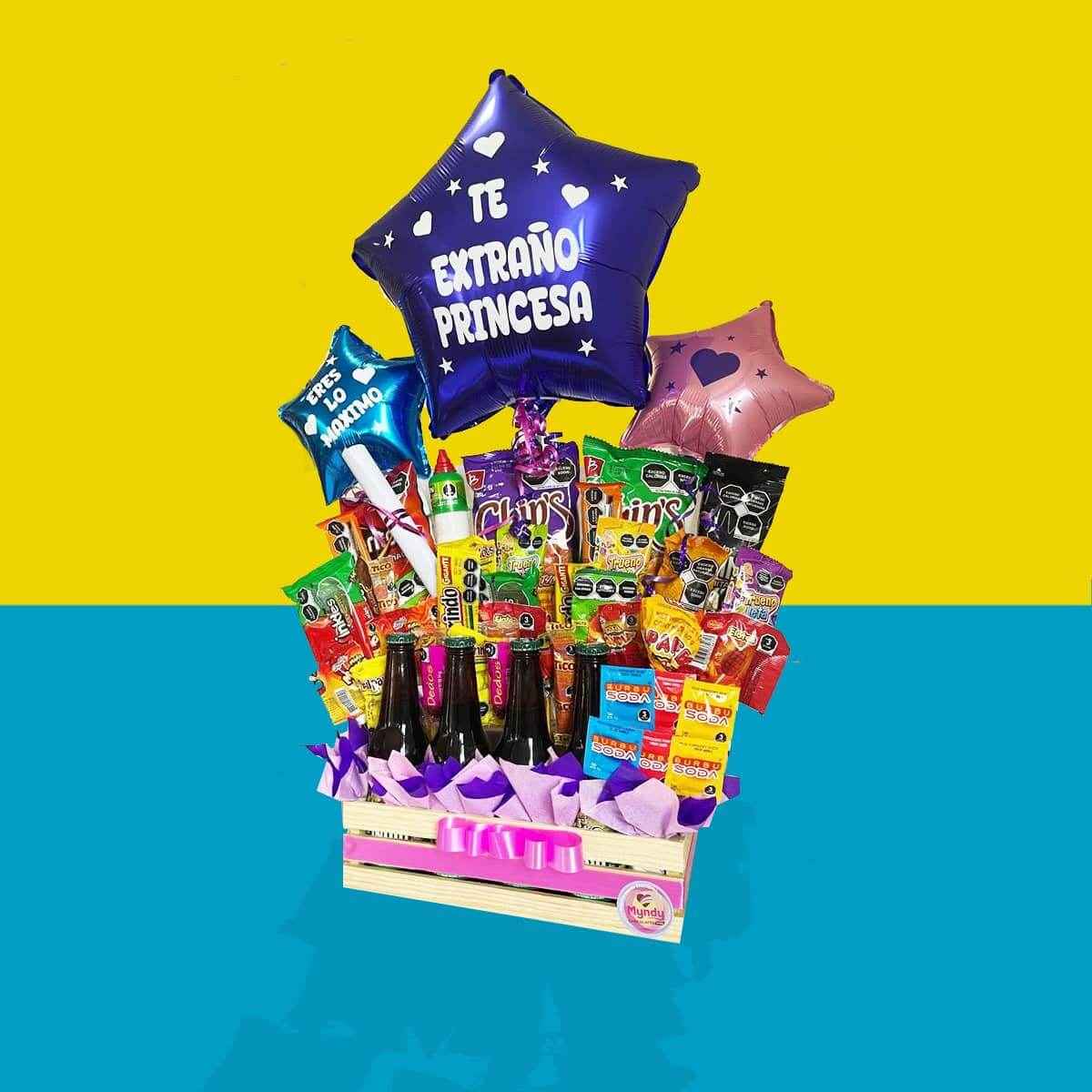 Arreglo de botanas y cervezas Star