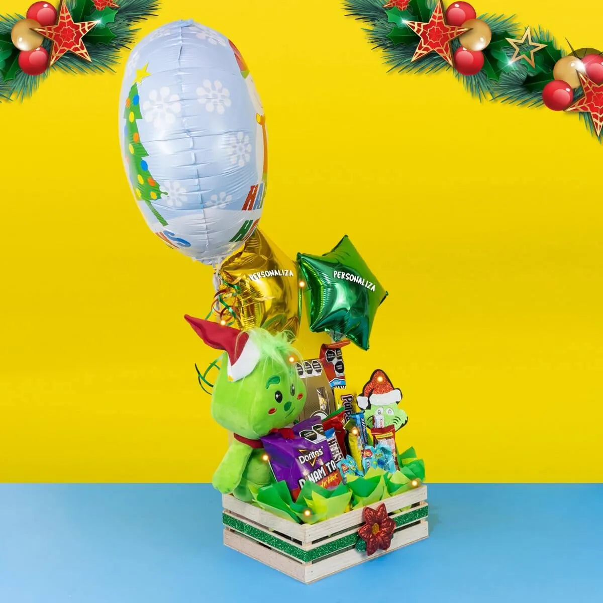 Arreglo de Dulces Baby Grinch