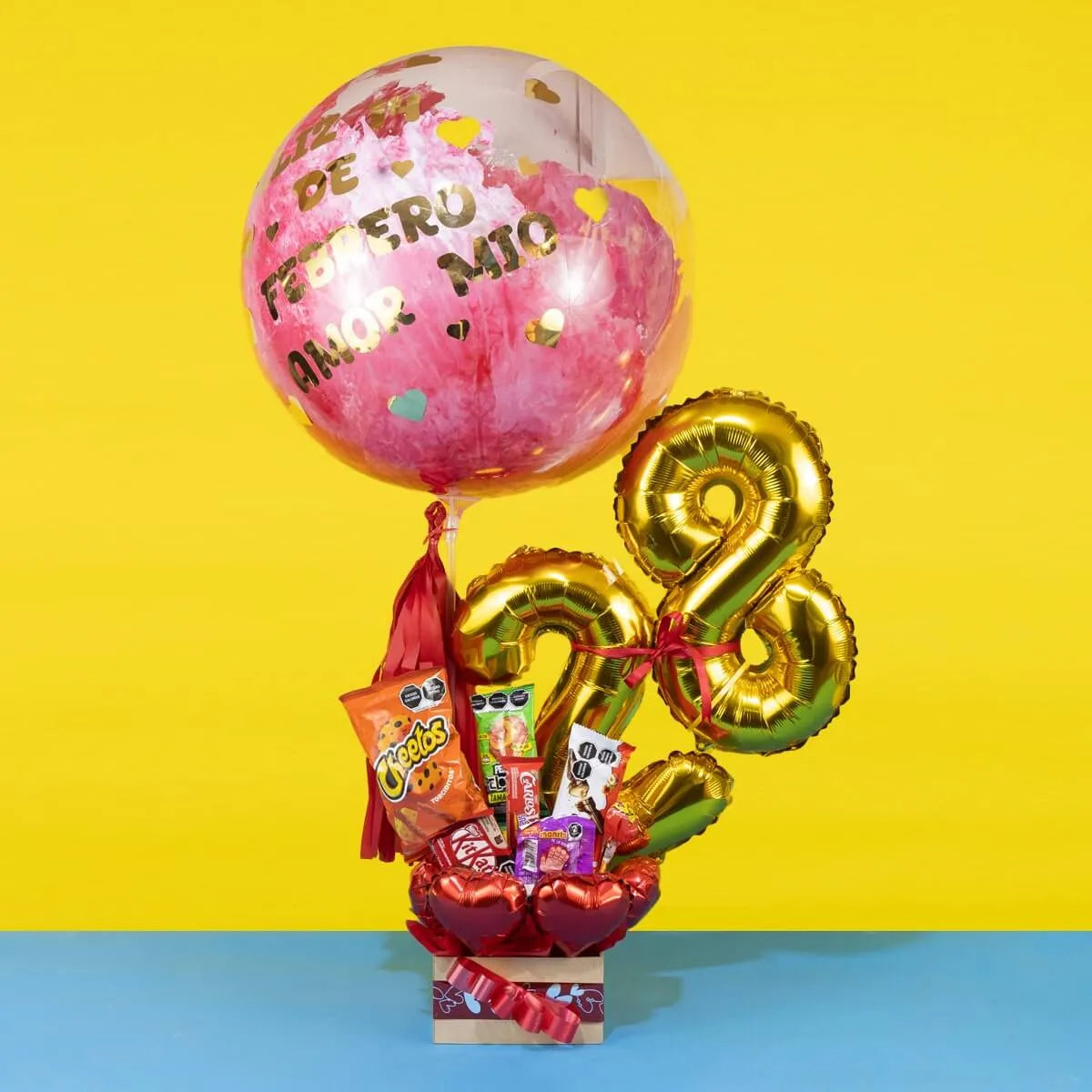 Arreglo de Dulces Burbuja Cumpleañero