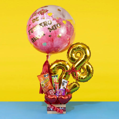 Arreglo de Dulces Burbuja Cumpleañero