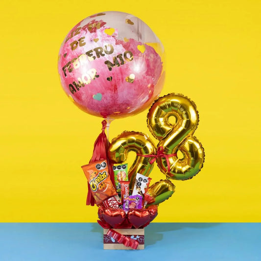 Arreglo de Dulces Burbuja Cumpleañero