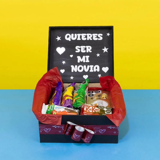 Arreglo de Dulces Caja Sorpresa Botanas