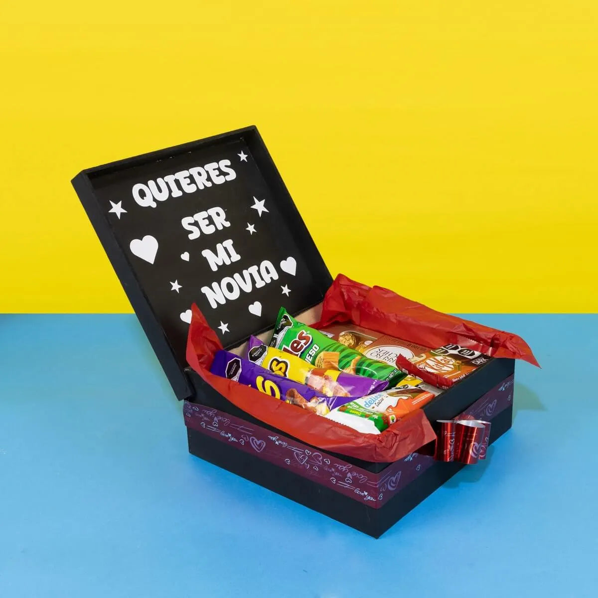 Arreglo de Dulces Caja Sorpresa Botanas