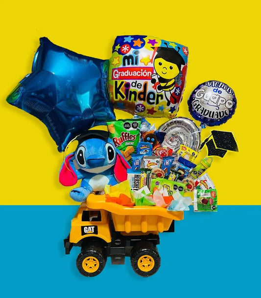 Arreglo de Dulces Carrito Graduación