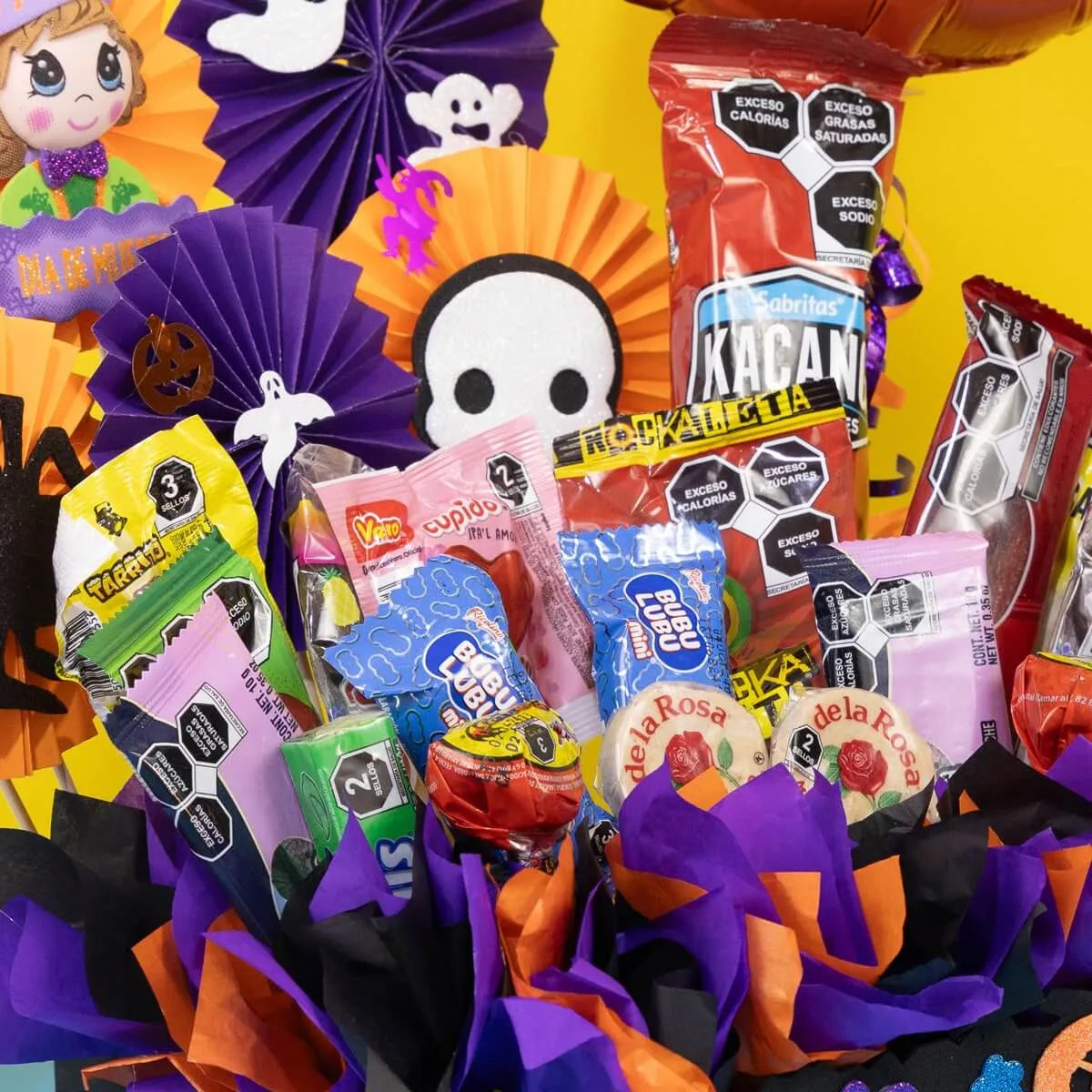 Arreglo de Dulces Día de Muertos