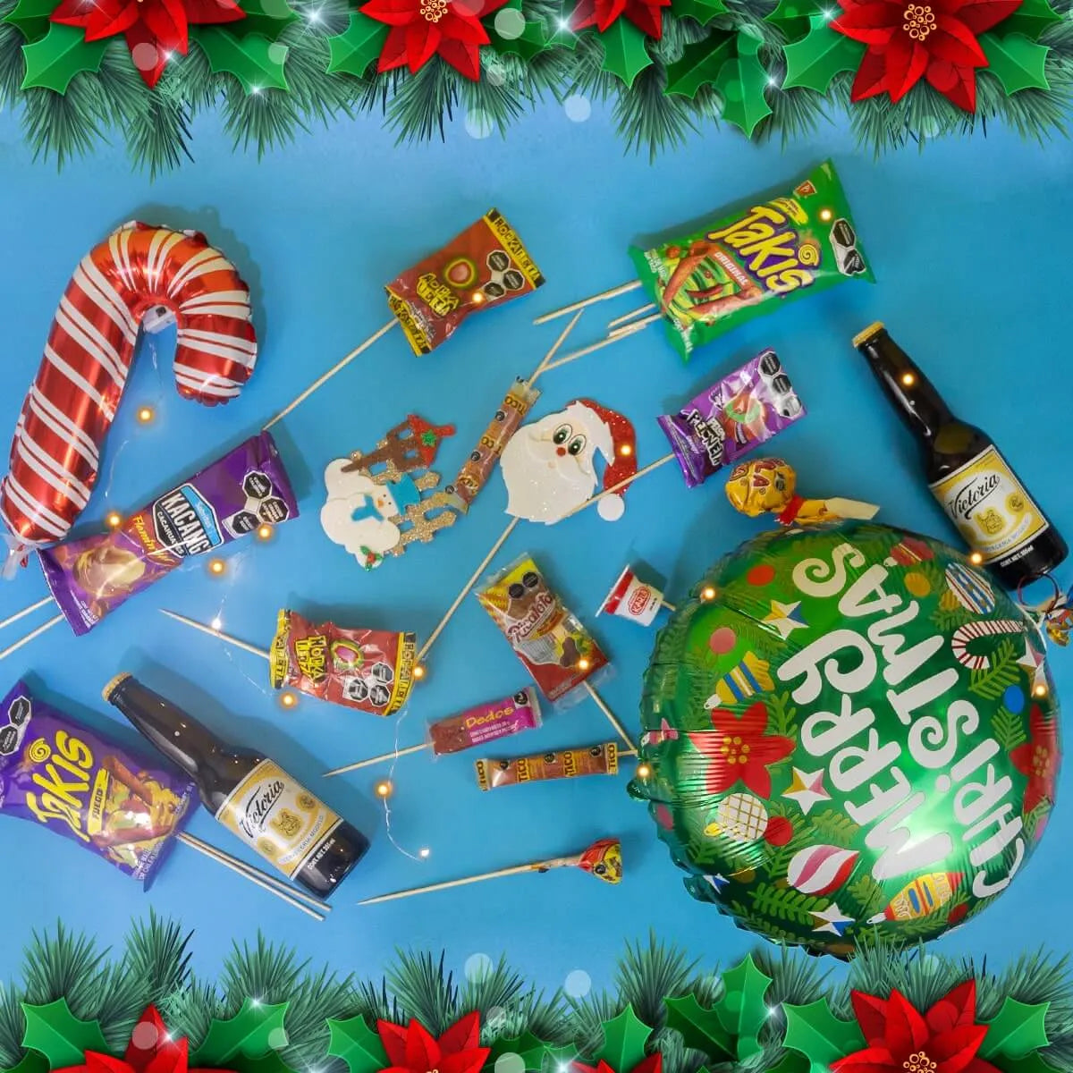 Arreglo de Dulces Santa Claus