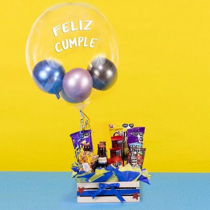Arreglo de Dulces y Botanas Burbujas