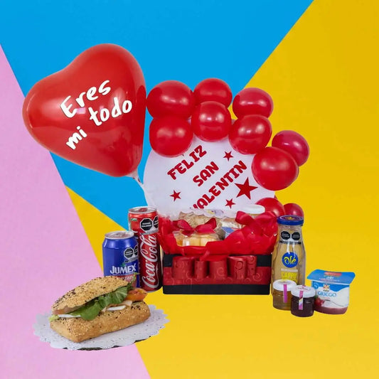 Desayuno Sorpresa Corazon San Valentín