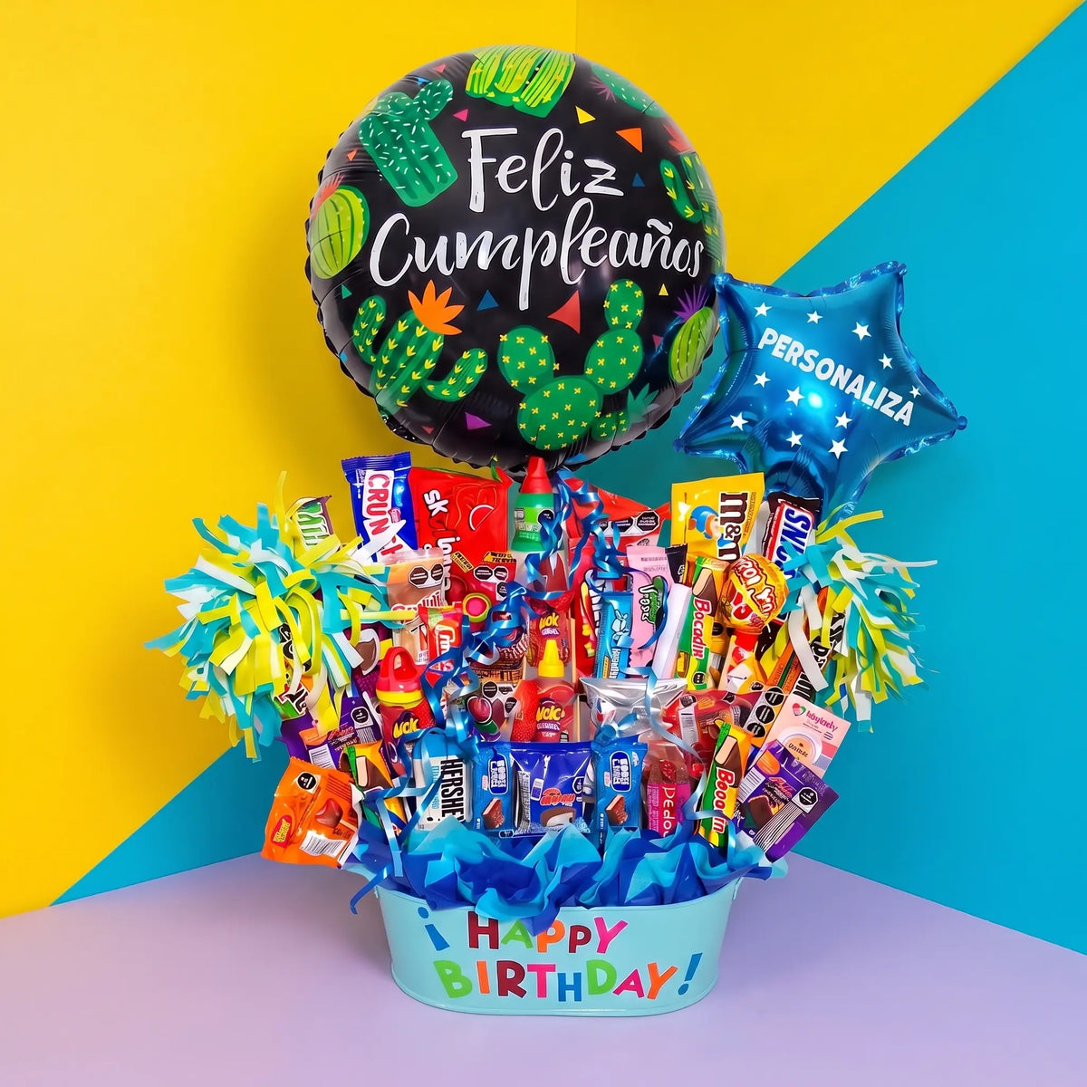 Arreglo de Dulces Tina Happy Birthday