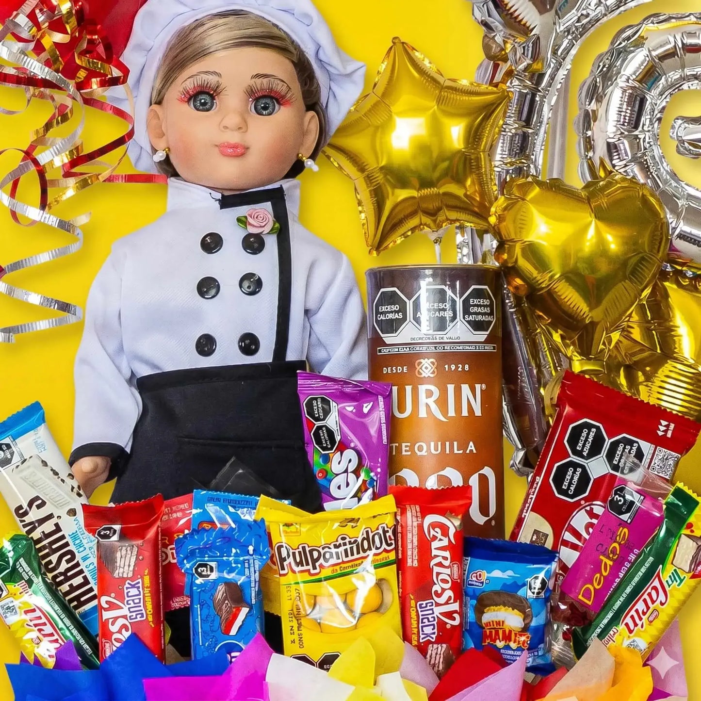 Arreglo de dulces, profesiones u oficios