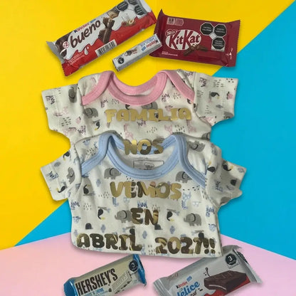 Arreglo de chocolates Revelación Baby
