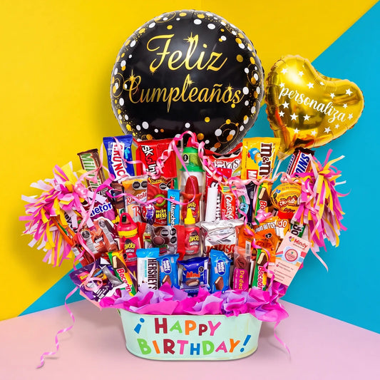 Arreglo de Dulces Tina Happy Birthday