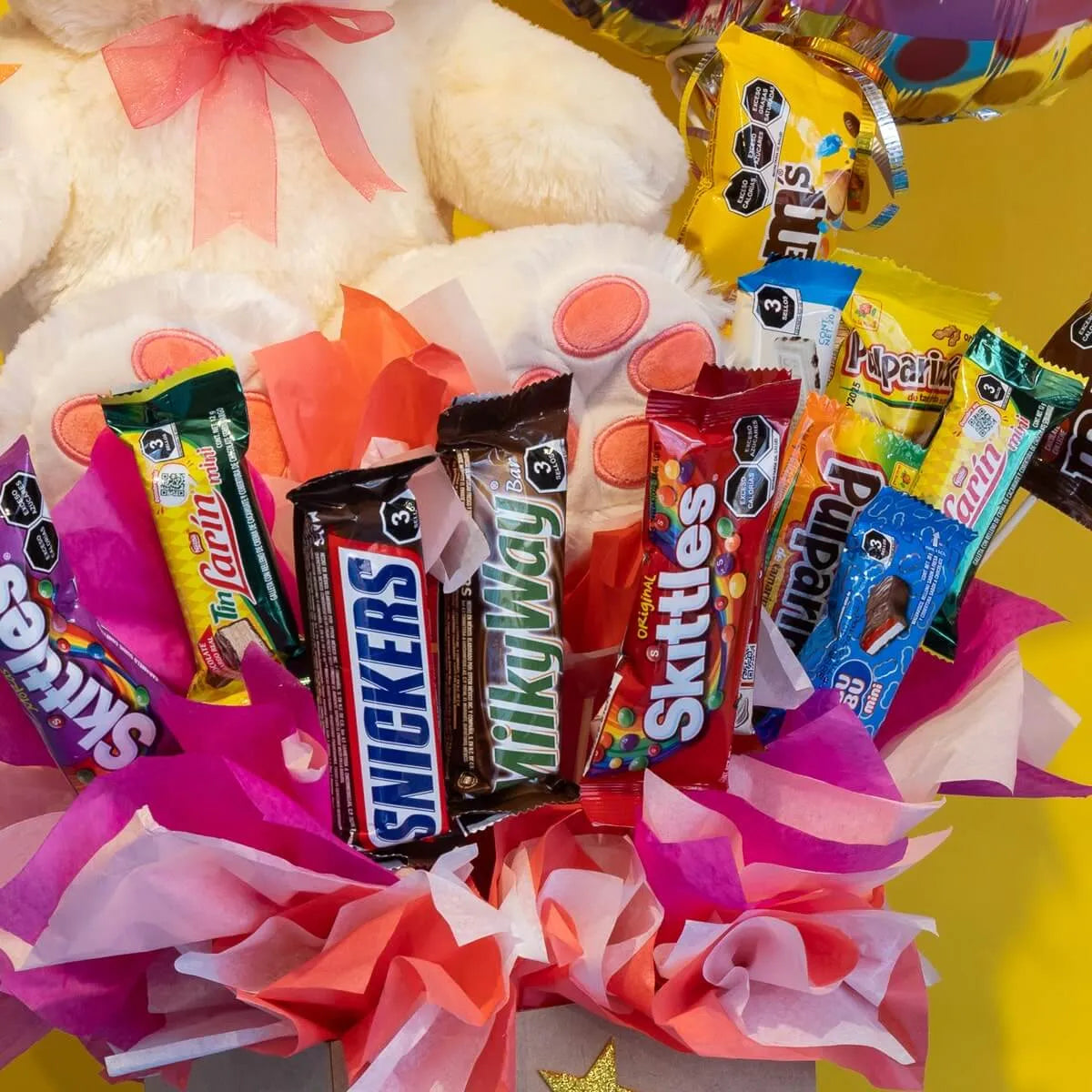 Arreglo de Dulces Oso Huellitas