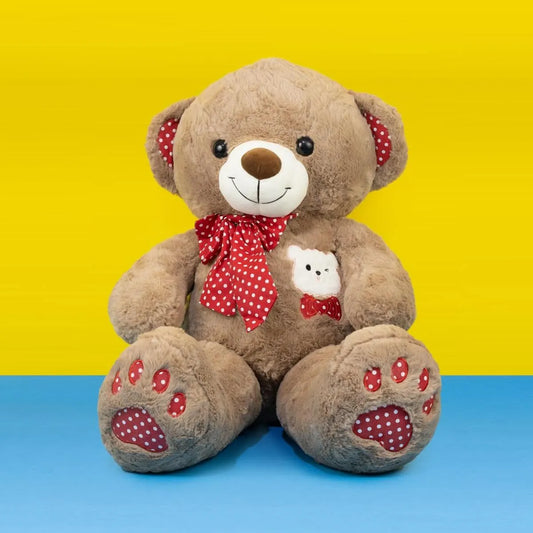 Peluches para Regalar Oso Moño Rojo