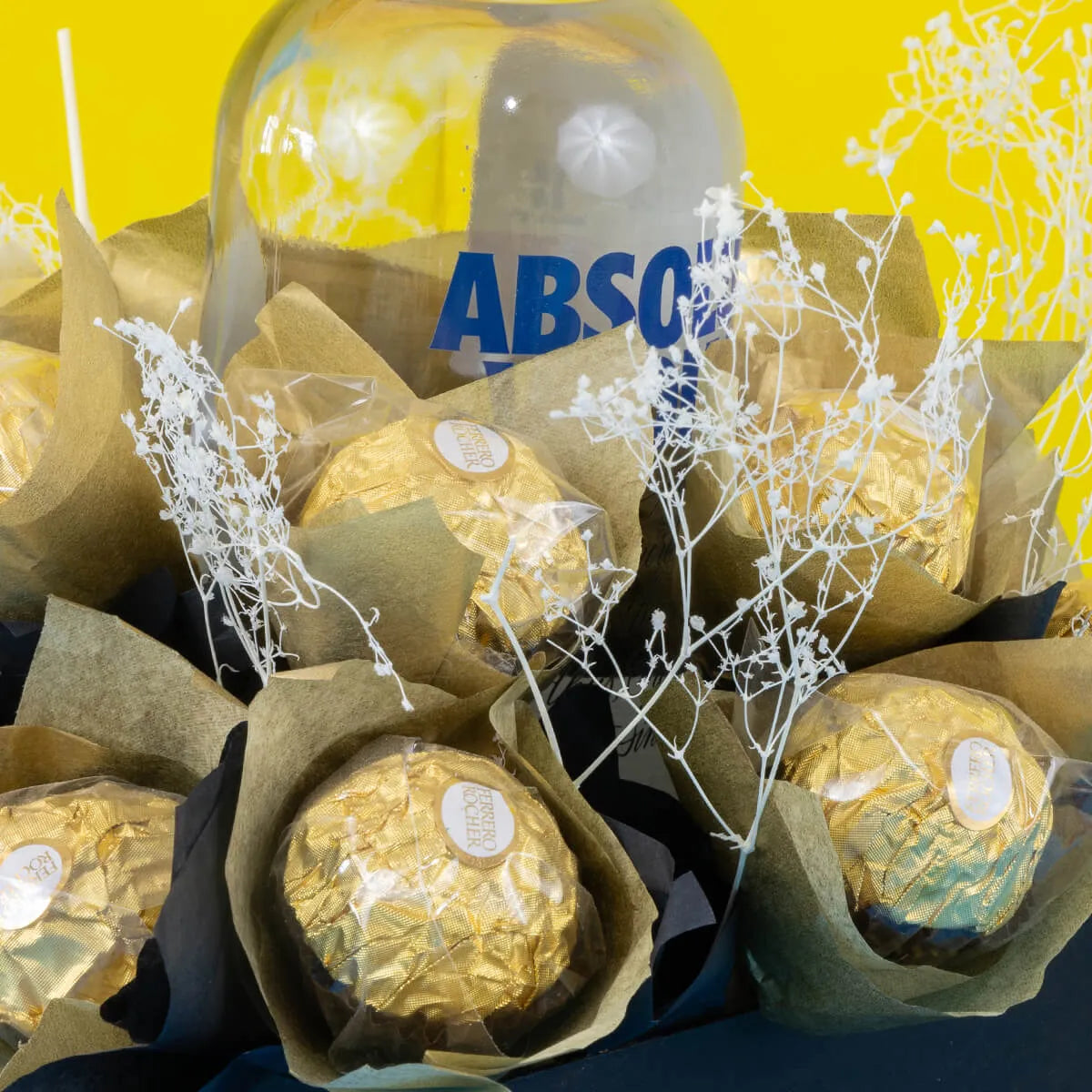 Arreglo de Dulces Champagne Gold