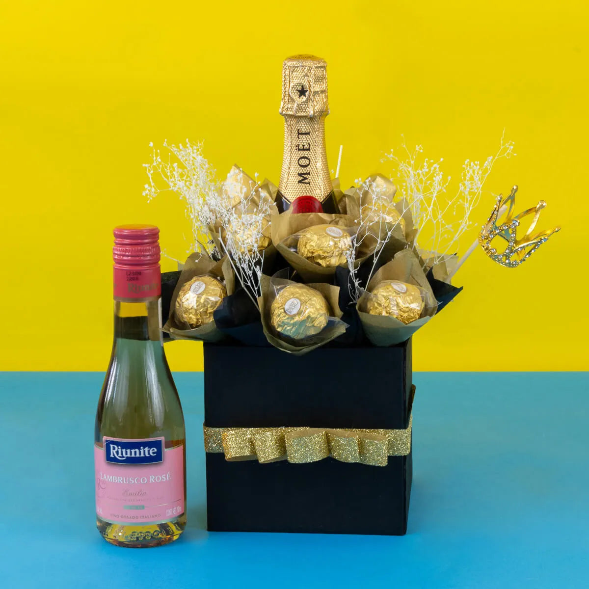 Arreglo de Dulces Champagne Gold