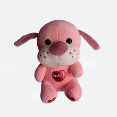 Peluches para regalar Cariñosito Perrito Overol Naranja