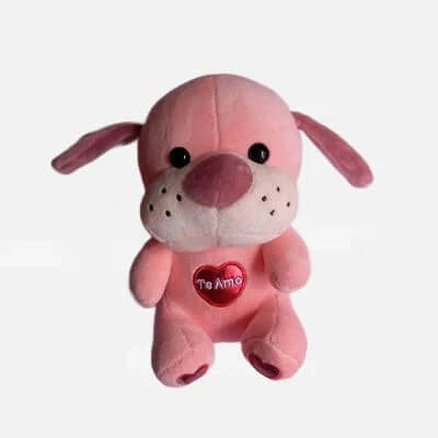 Peluches para regalar Cariñosito Perrito Overol Naranja