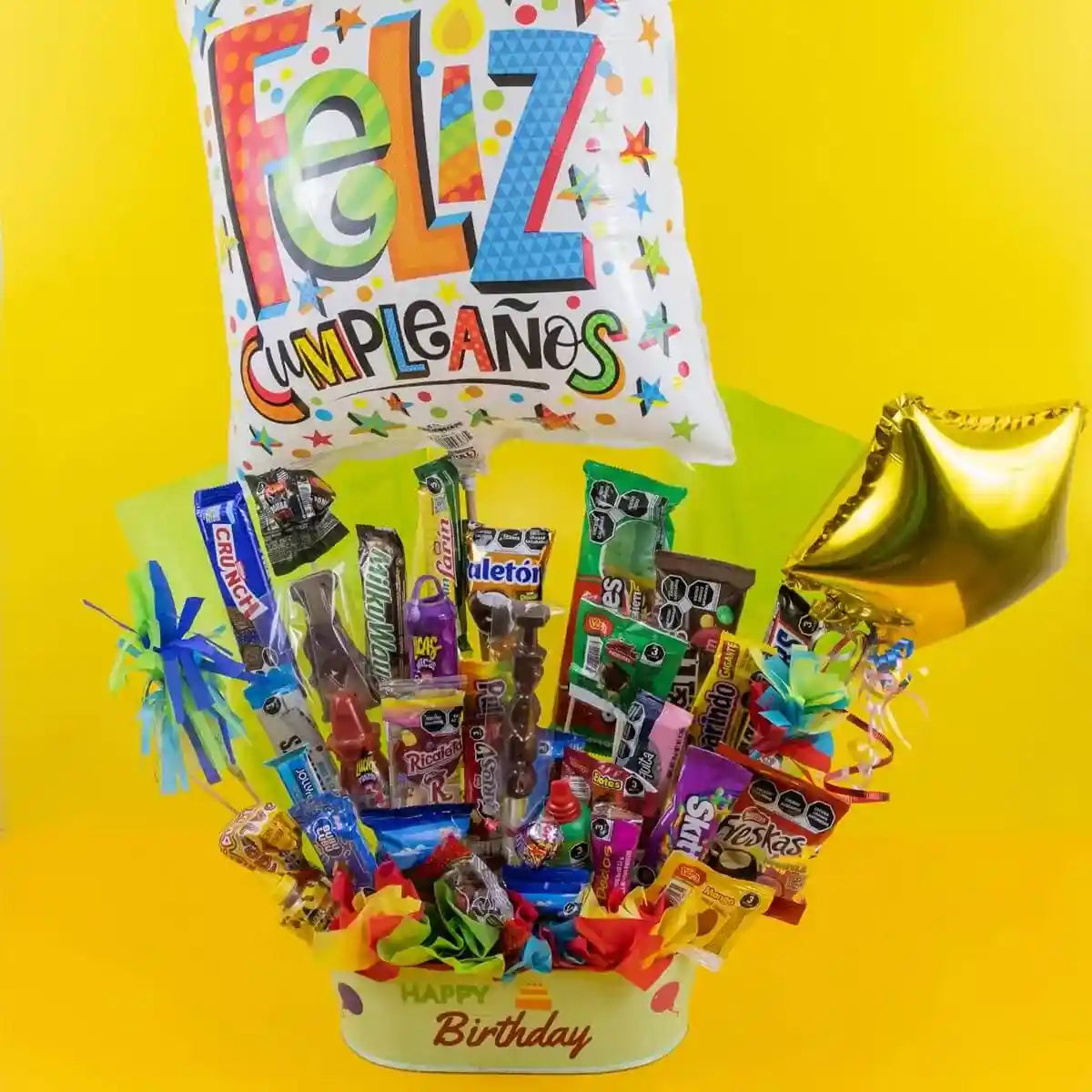 Arreglo de Dulces Tina Happy Birthday