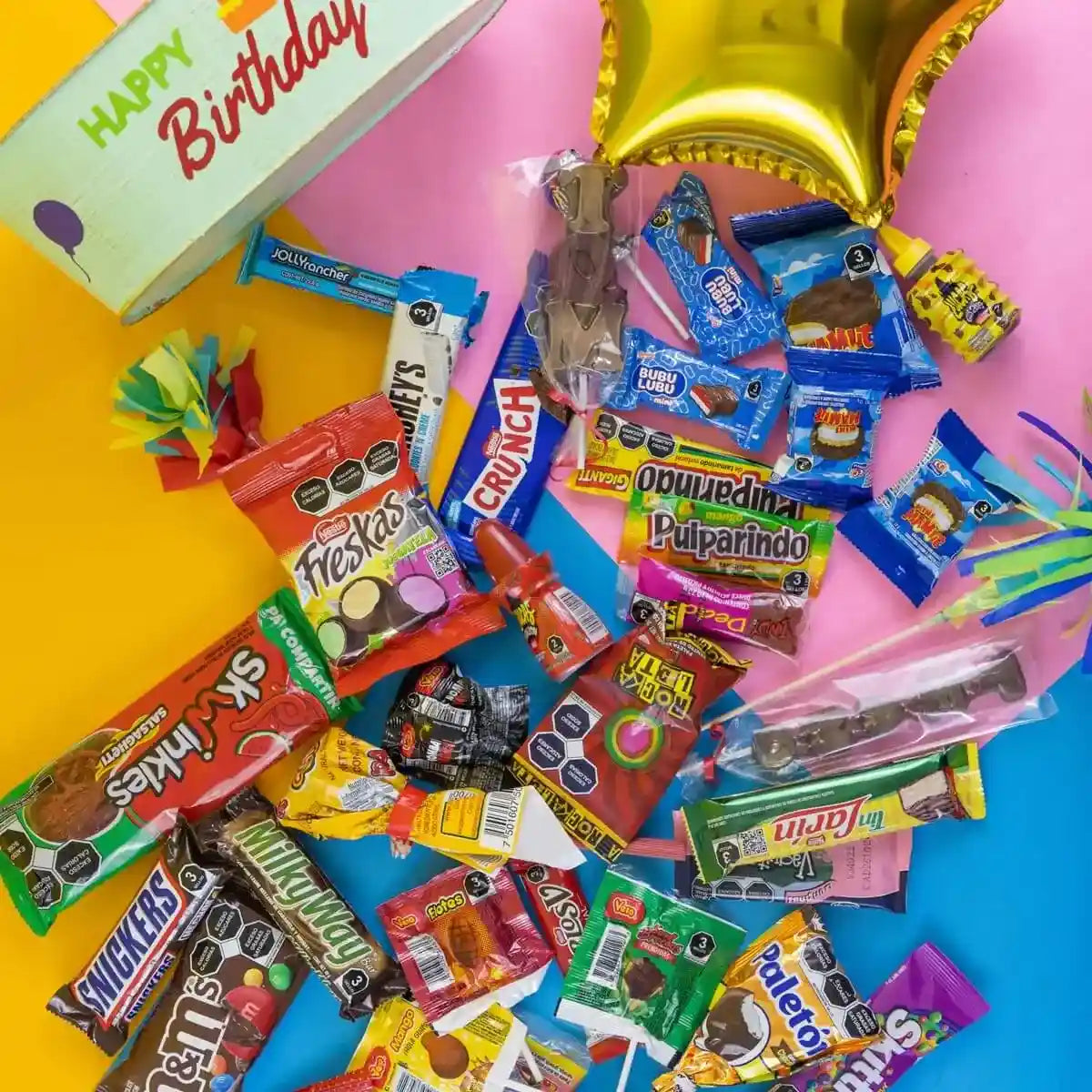 Arreglo de Dulces Tina Happy Birthday