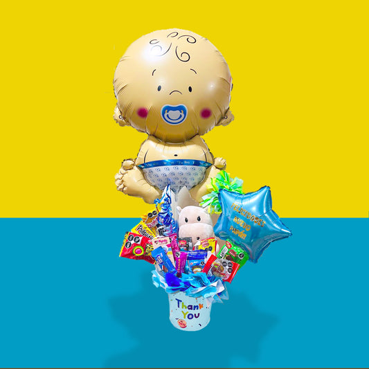 Arreglo de Dulces Cubeta Baby Sorpresa