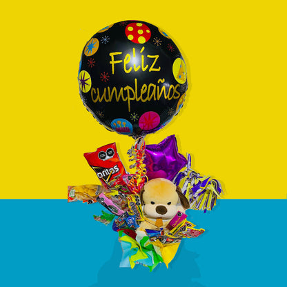 Arreglo de Dulces Cubeta Para Disfrutar