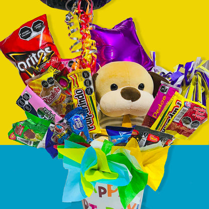 Arreglo de Dulces Cubeta Para Disfrutar