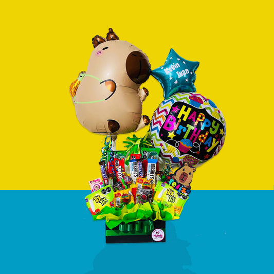 Arreglo de Dulces Cumple Capibara