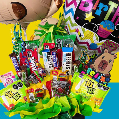 Arreglo de Dulces Cumple Capibara