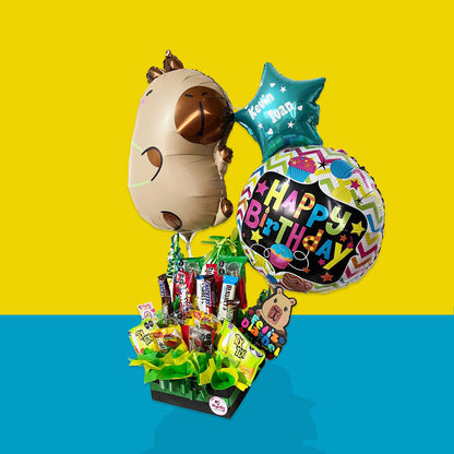 Arreglo de Dulces Cumple Capibara