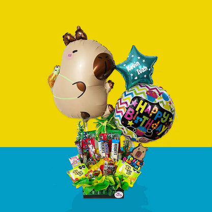 Arreglo de Dulces Cumple Capibara