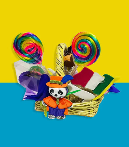 Arreglo de Dulces Mexicanos Canasta Chica