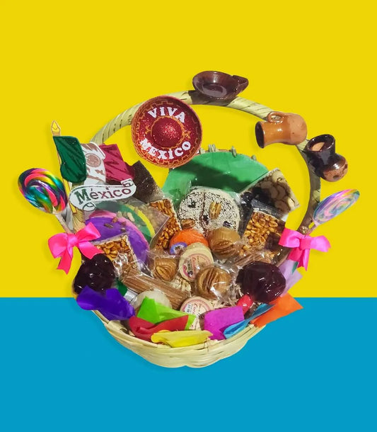 Arreglo de Dulces Mexicanos Canasta Grande