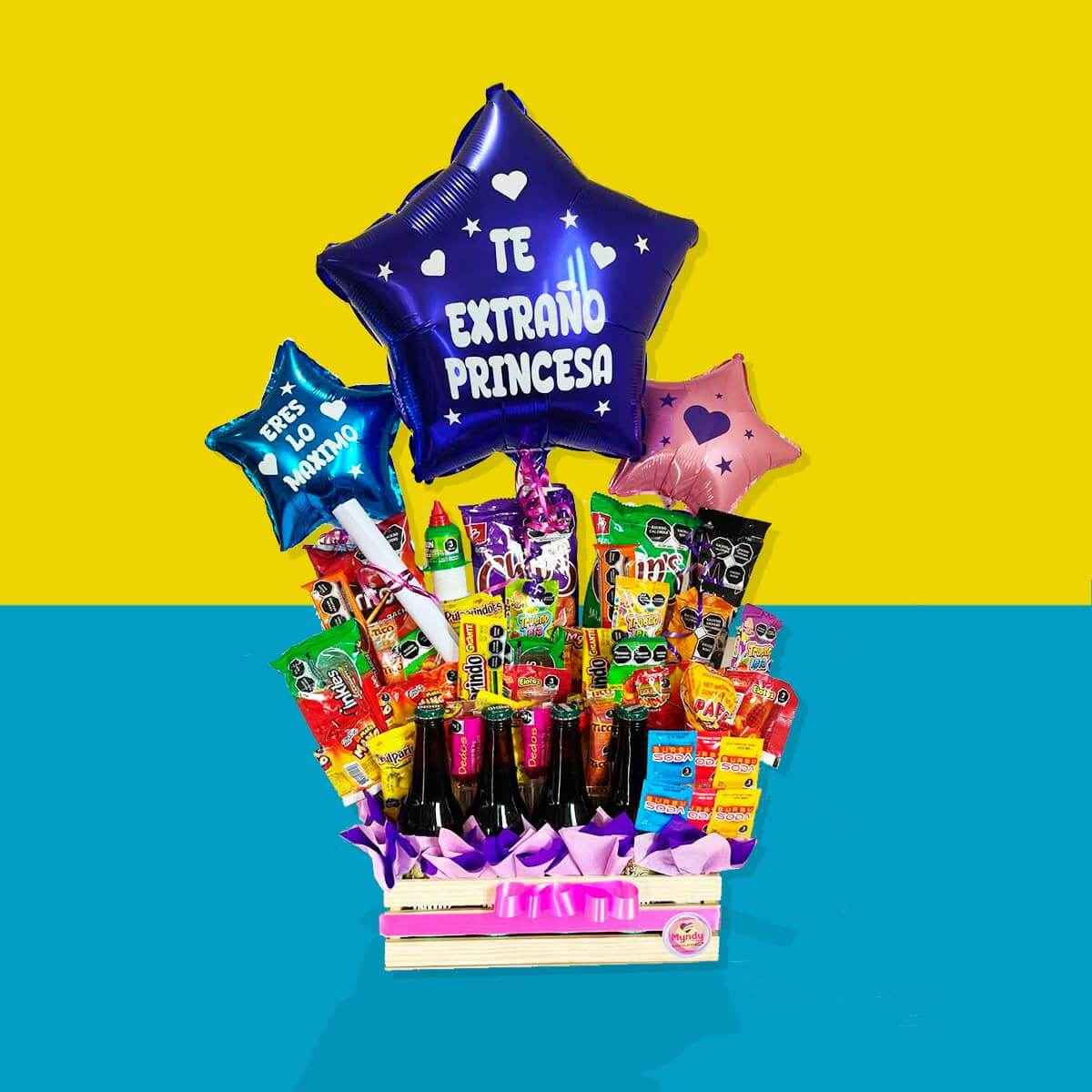 Arreglo de botanas y cervezas Star