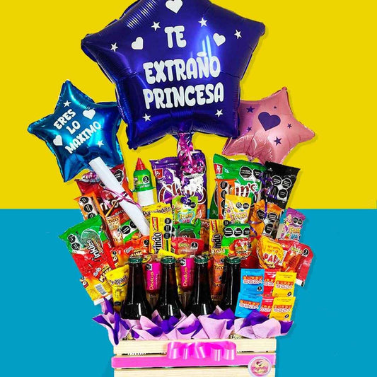 Arreglo de botanas y cervezas Star