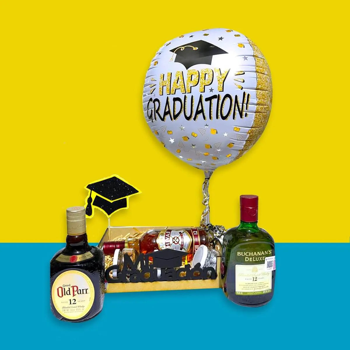 Arreglo de Botella Graduación Master