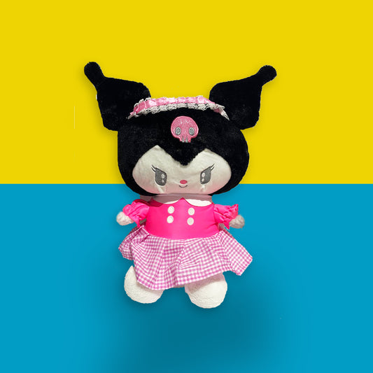 Peluches para Regalar Kuromi Vestido Rosa