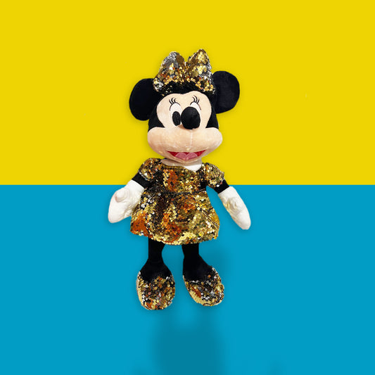 Peluches para Regalar Minnie Mouse Lentejuela Amarilla