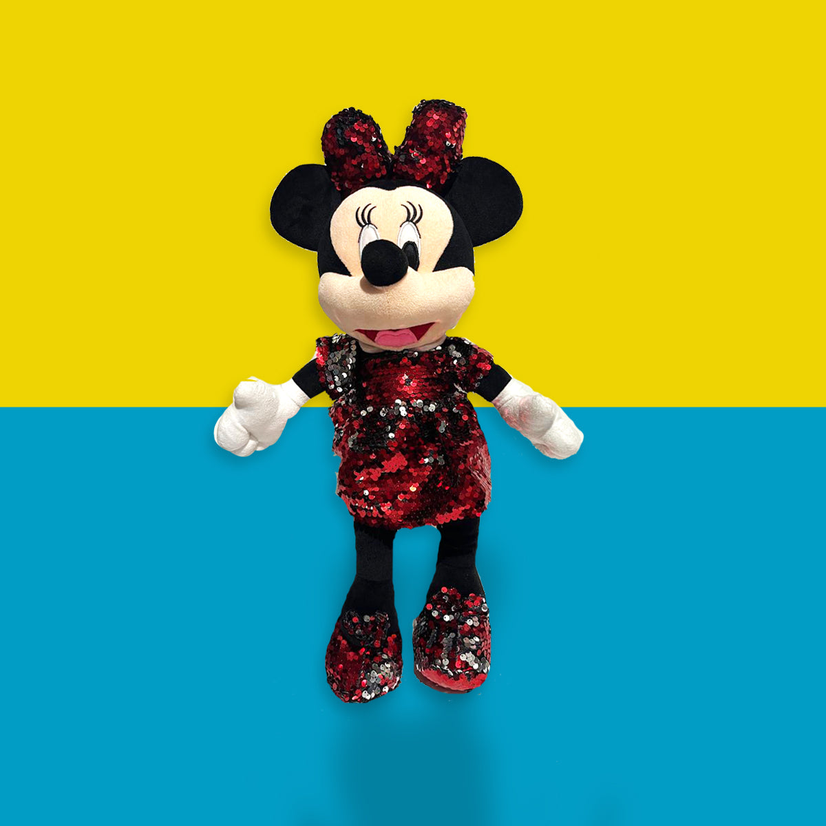 Peluches para Regalar Minnie Mouse Lentejuela Roja
