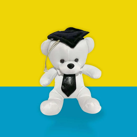 Peluches para Regalar Osito Blanco Graduado