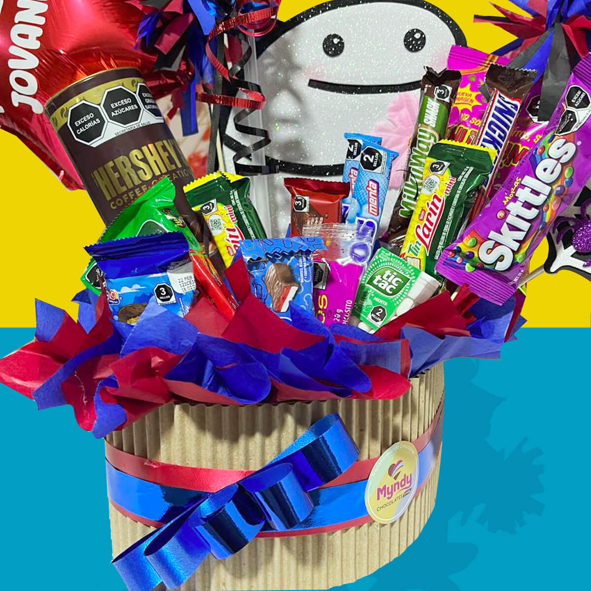 Arreglo de Dulces Flork Cumpleañero