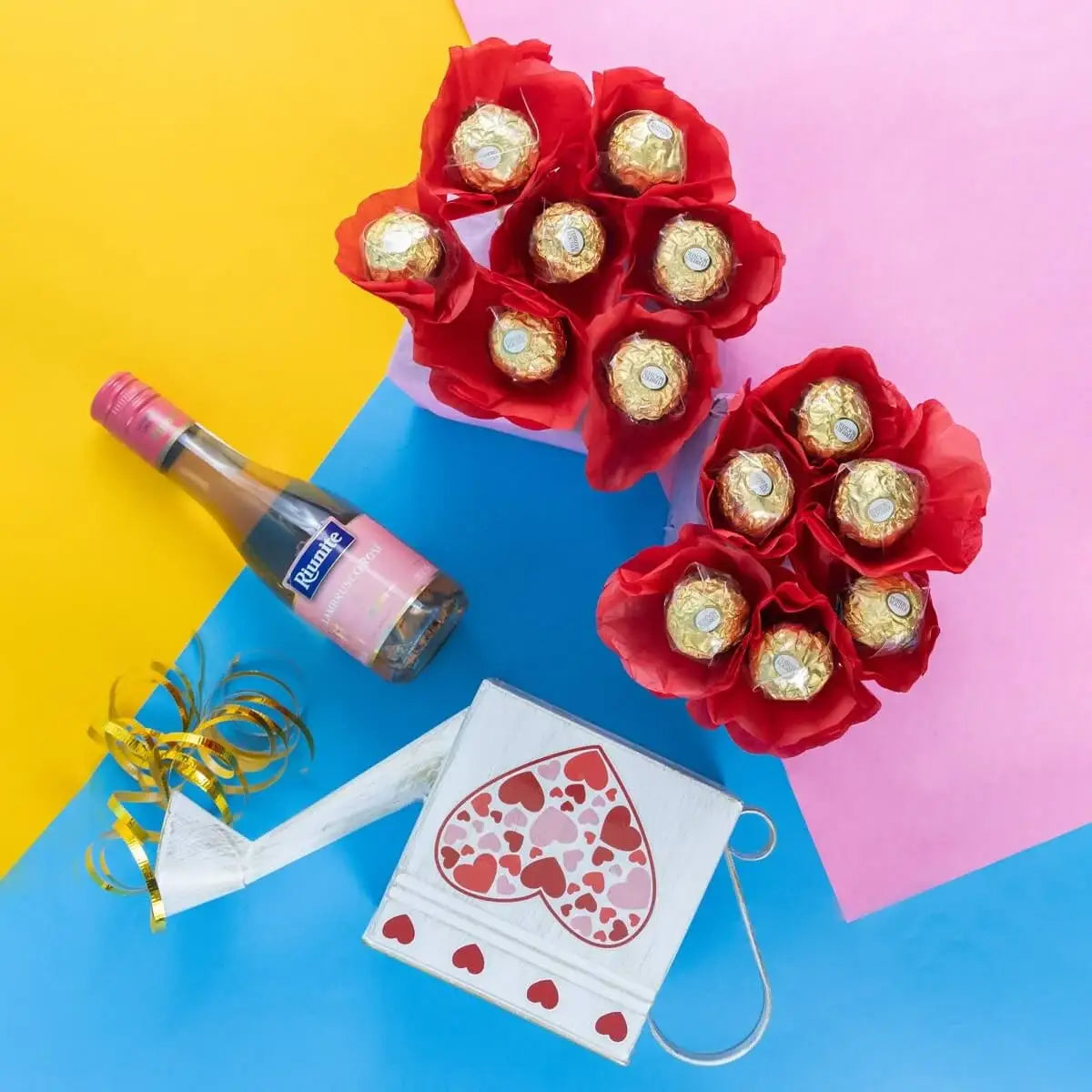 Arreglo de Dulces Regadera Con Ferreros